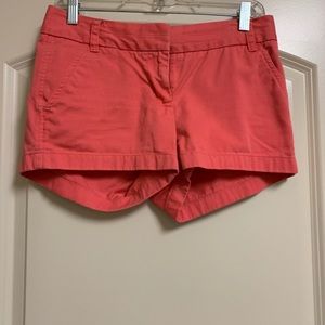 J Crew Salmon Chino Shorts